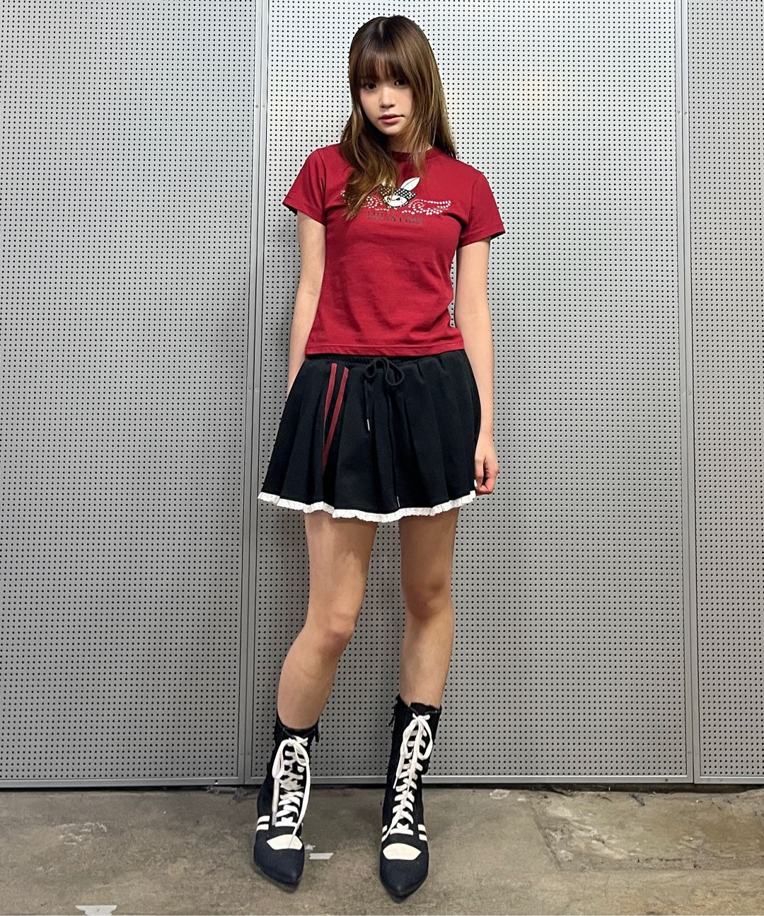 ★LUVISTRUE★IM SHORT PLEATS SKIRT(IVORY)★正規品/直送料込 MUSINSA | LUV IS TRUE IM SHORT PLEATS SKIRT(IVORY)