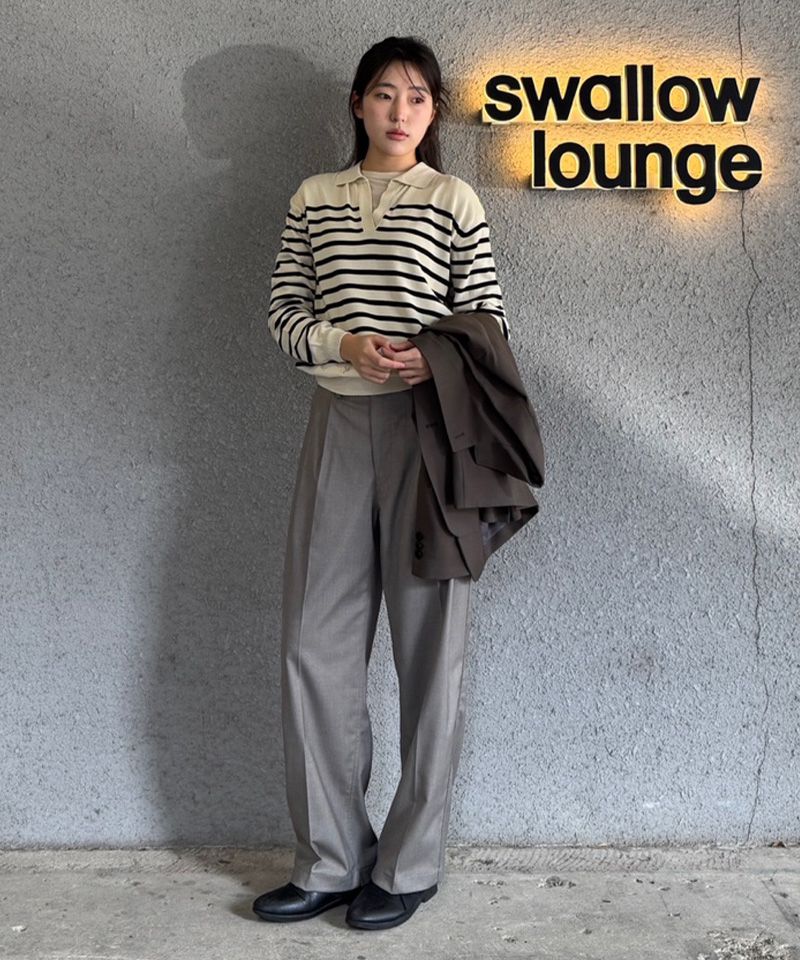MUSINSA | ANOTHER OFFICE Santiago Slacks (Black)