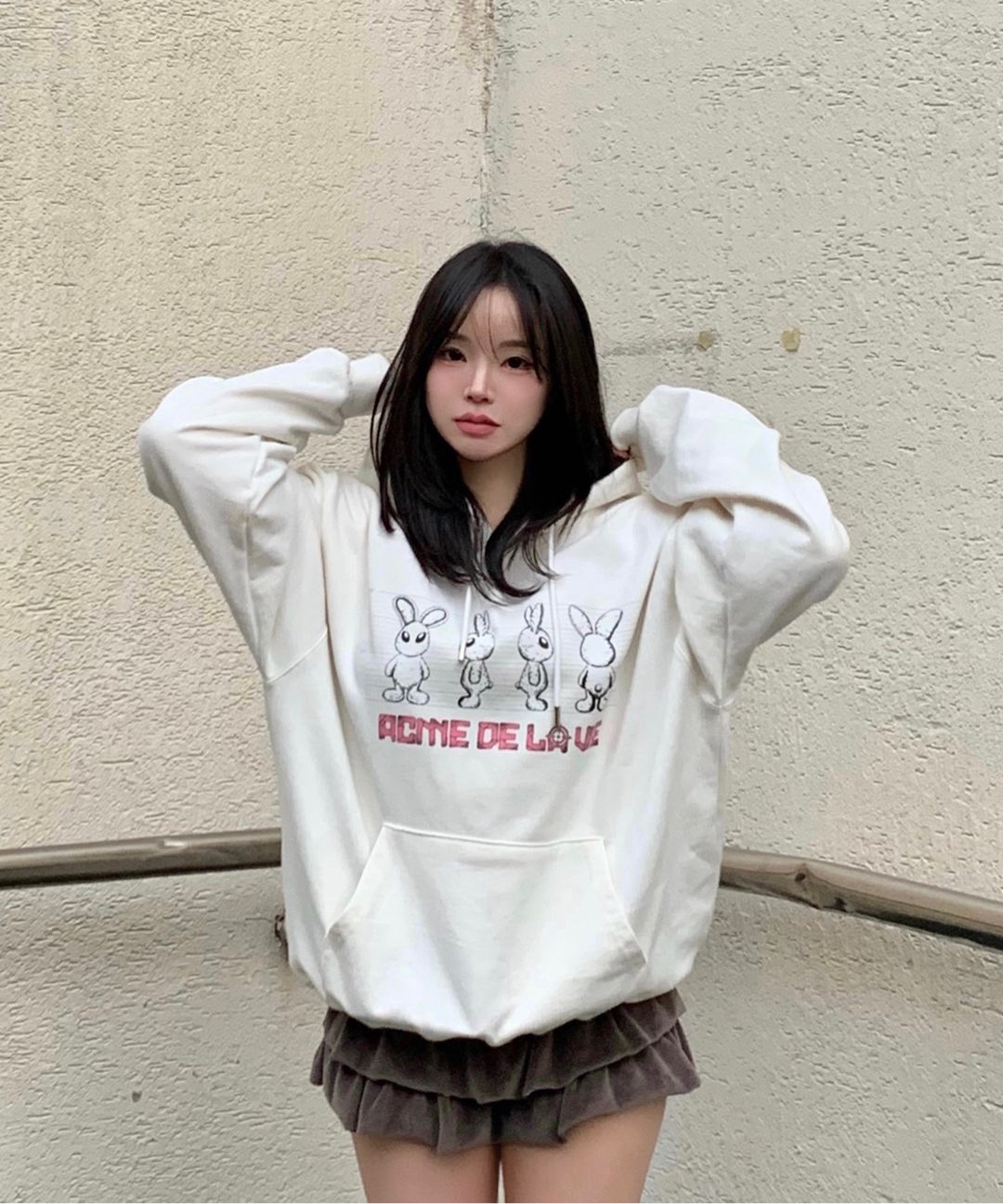 ADLV ♥ MUGSHOT ALIEN HOODIE /追跡付 acme de la vie