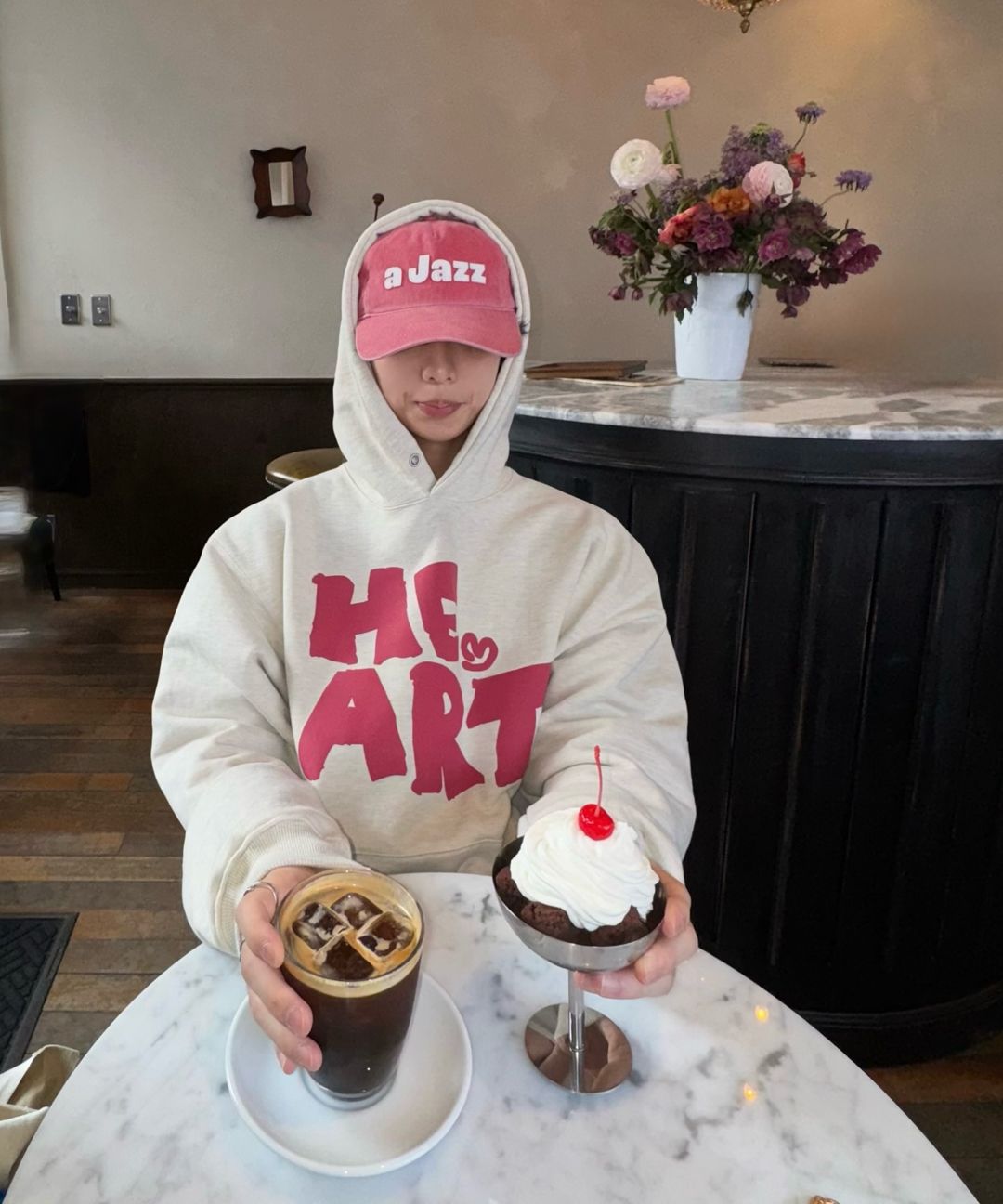 パーカー・フーディ [MIM the wardrobe] One heart hoodie MUSINSA | MIMTHEWARDROBE One Heart Hoodie_Gray