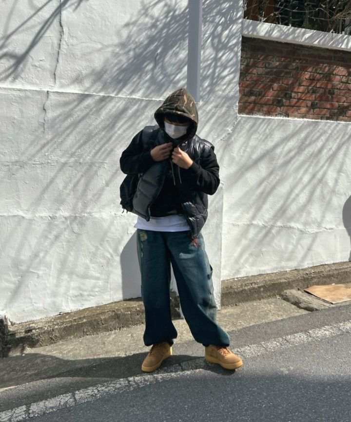 ★HOODHOOD★ Space Villain Camo Hood Black MUSINSA | HOODHOOD Space Villain Camo Hood Ivory