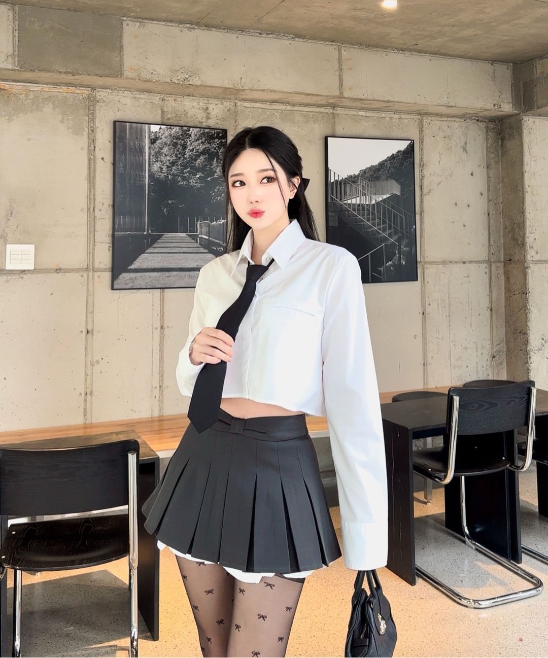 ワンピース Julia Pleated Skirt Pants GREY MUSINSA | ZEROPLANET Julia pleated skirt pants [GREY]