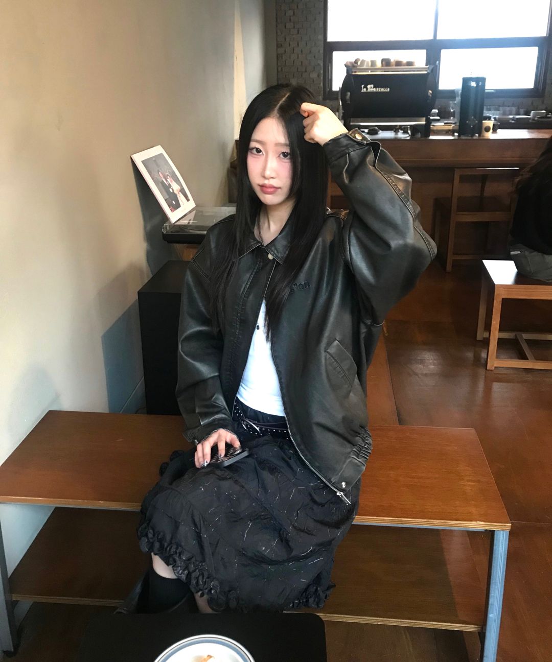 ★SETUP-EXE★FRILL CANCAN SKIRT / WHITE★正規品/韓国送料込 ROUGHNECK】 韓国人気 ☆ LONG CANCAN SKIRT (S，M)