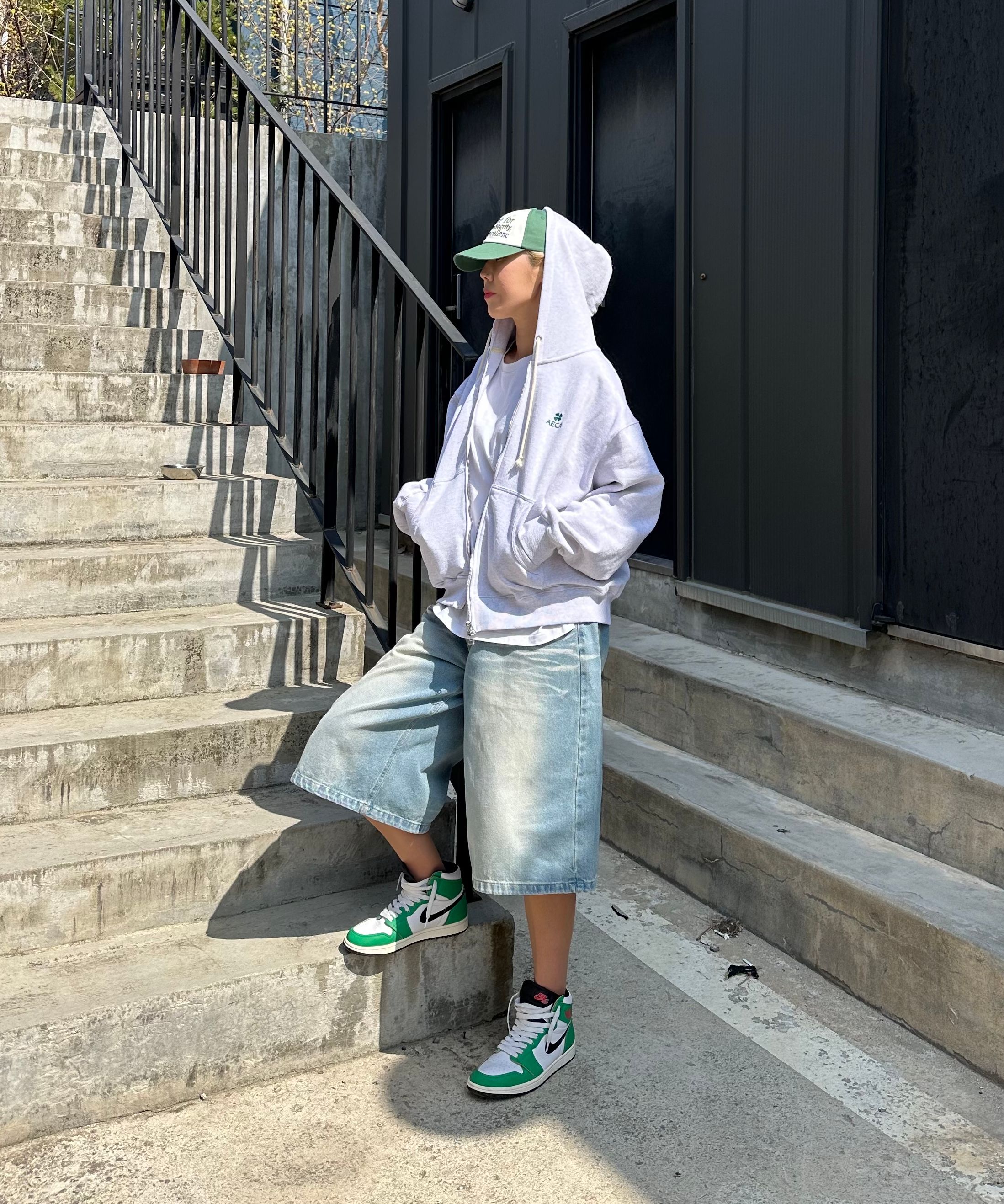 MUSINSA | AECA WHITE EVERYDAY AECA CLOVER ZIP UP HOODIE