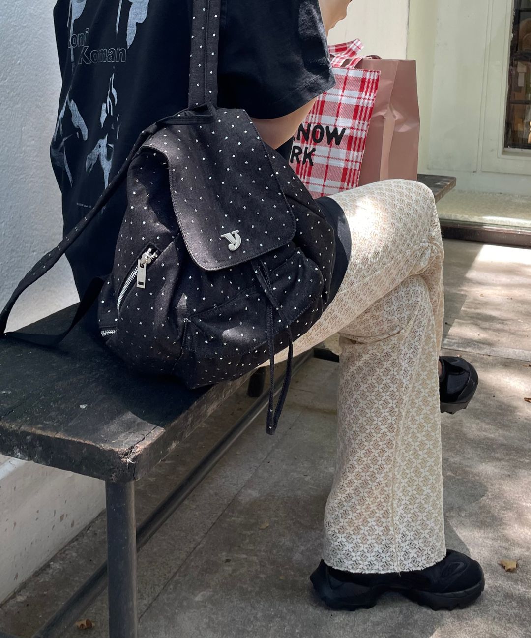 MUSINSA | YEOMIM mini day backpack (star black)