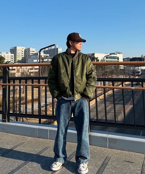 MUSINSA公式 | MASSNOUN 8oz Oversized MA-1 Aviation Jumper