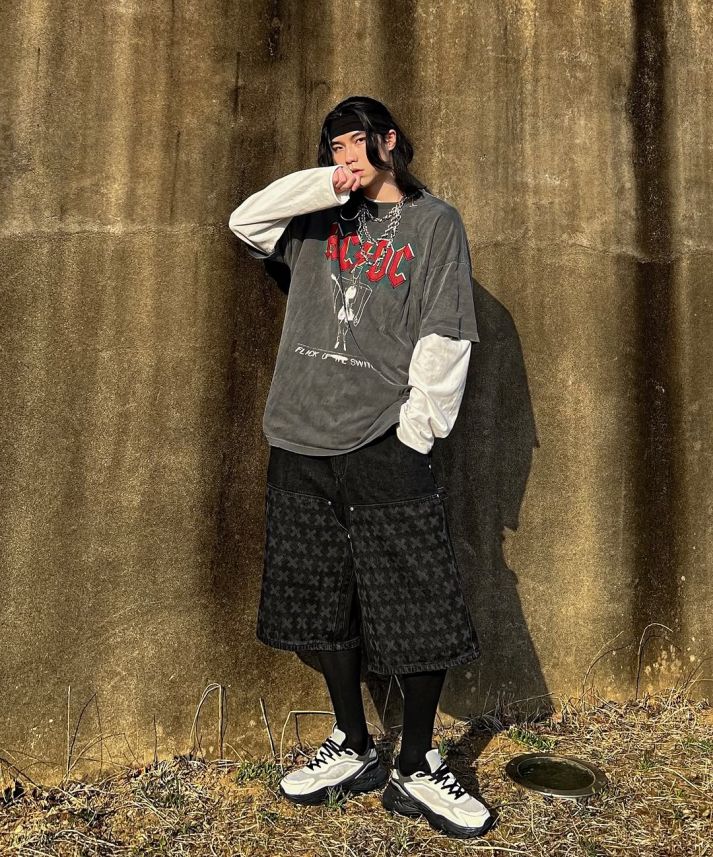 XTONZのXP275 Cross Carpenter Bermuda Denim Pants 全2色 XTONZ] XP275 Cross Carpenter Bermuda Denim Pants /追跡付