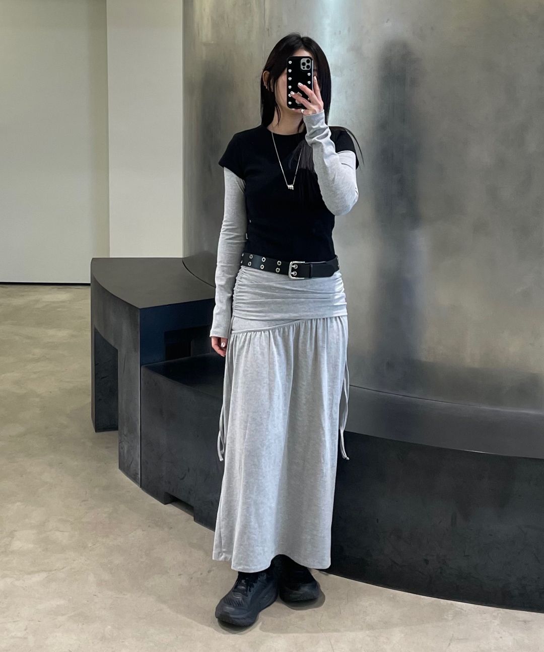 ベルト DIAGONAL : 25SS / ADORNMENT LEATHER BELT (BLACK) MUSINSA | DIAGONAL ADORNMENT LEATHER BELT (black)