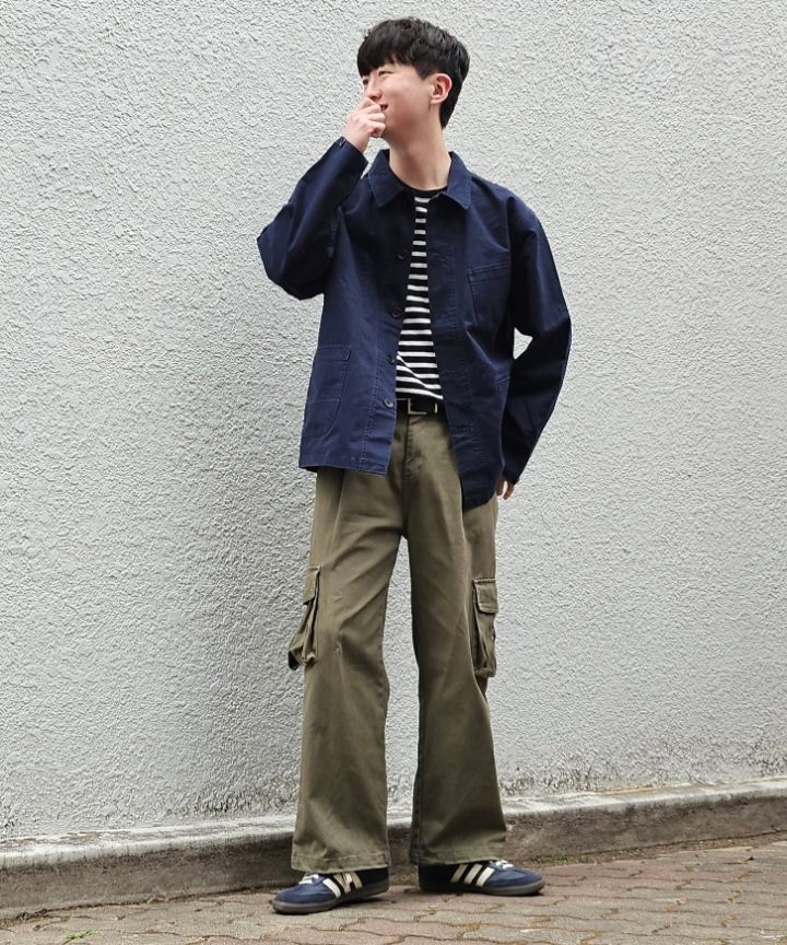Tシャツ・カットソー *MUSINSA STANDARD* Breton Stripe Relaxed Long Sleeve T-Shirt MUSINSA | MUSINSA STANDARD Breton Stripe Relaxed Long Sleeve