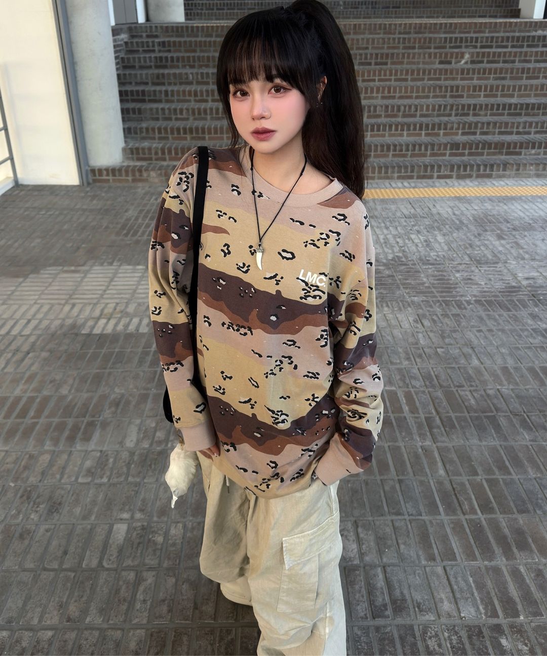 早期完売★LMC★OG COMBO LONG SLV TEE 長袖4色 (2025SS/追跡可) MUSINSA公式 | LMC OG COMBO LONG SLV TEE pink