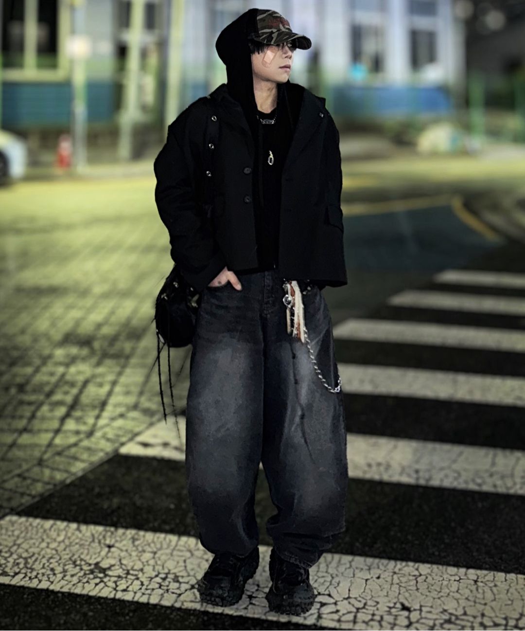 SCALLYWAG/SWING BALLOON FIT DENIM/ユニセックス/ワイドパンツ SCALLYWAG】SWING BALLOON FIT DENIM デニムジャケット (デニム