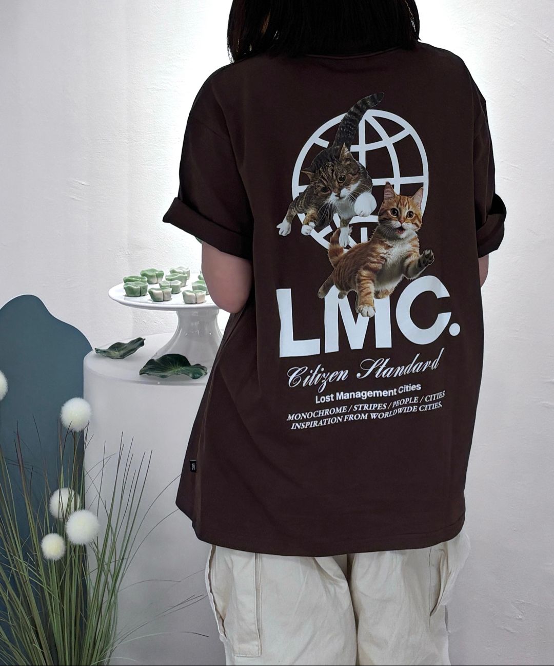 ★LMC★ FLYING CATS TEE black LMC Flying Cats Tee - Black | International Store