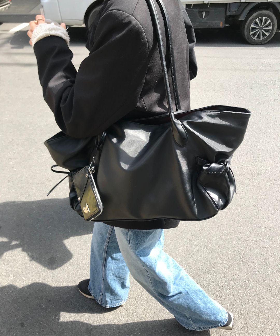 ★YEOMIM★ pocket boat bag black yeo-286 2nd restock] Pocket boat bag (black) - YEOMIM