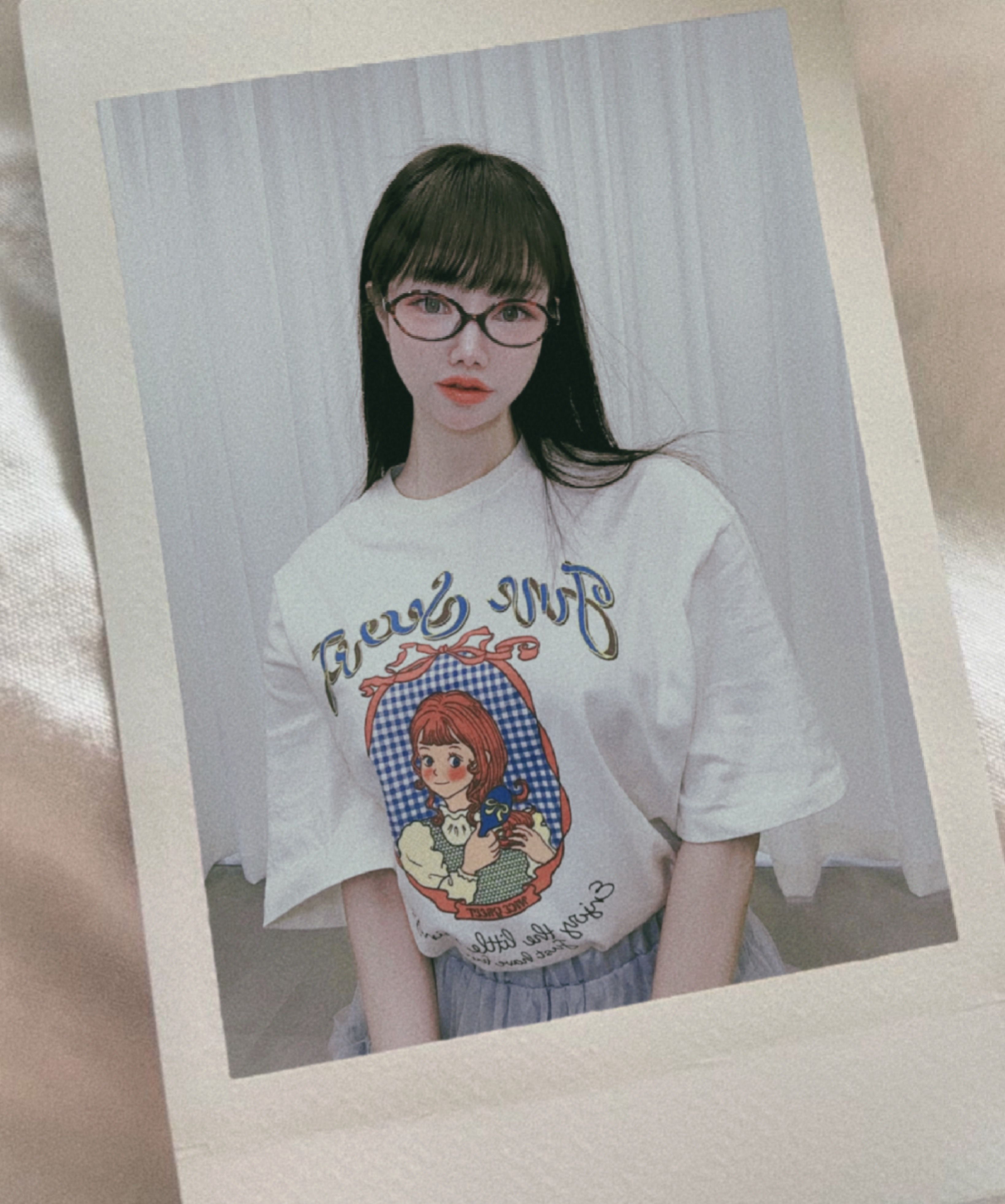 【CPGN STUDIO】25SS★ Secret Girl Short Sleeve Tee MUSINSA | CPGN STUDIO Secret Girl Short Sleeve T-shirt Cream
