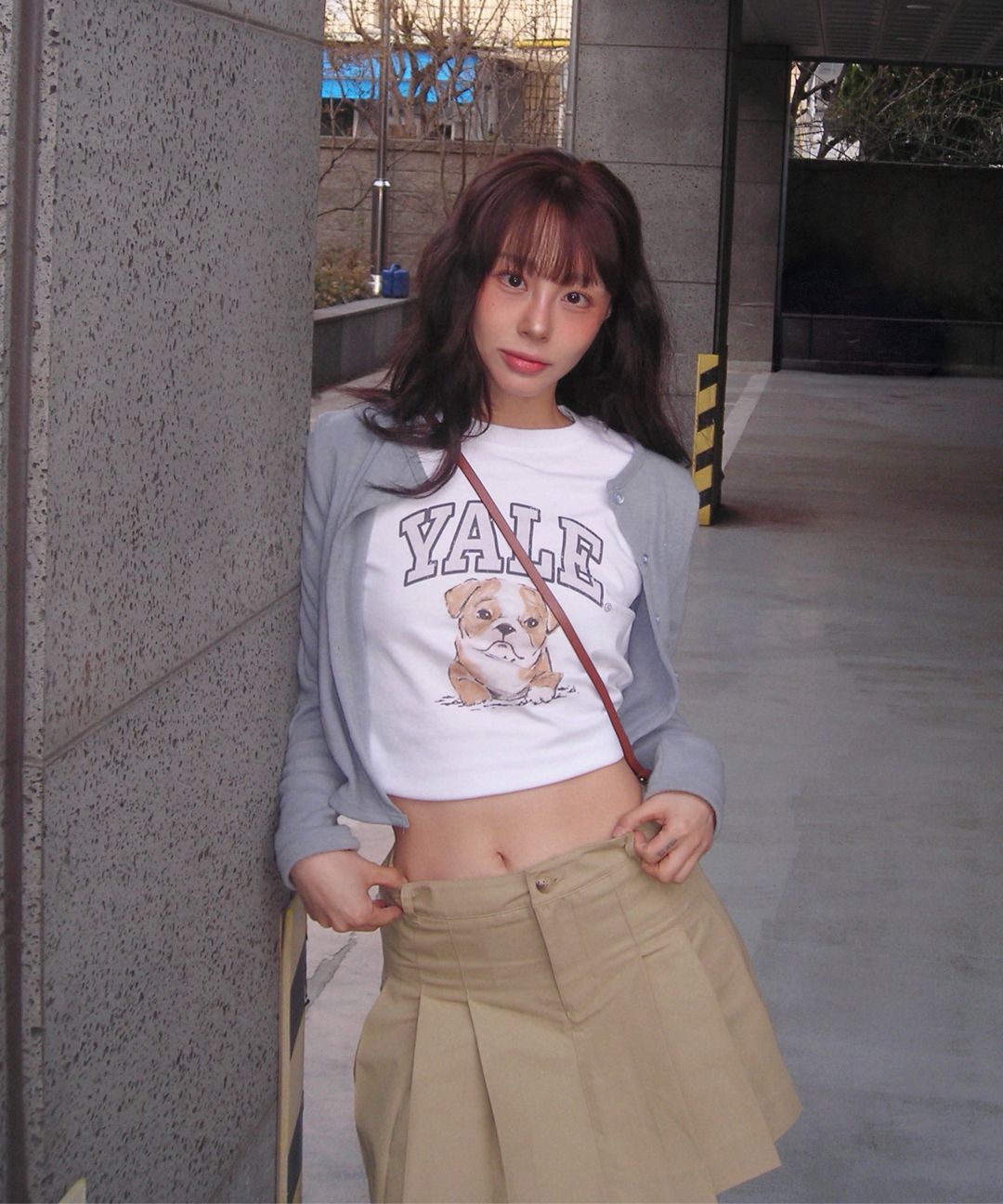 ☆YALE☆ Women's Teddy Dan Short Sleeve T-Shirt White YFM1SS MUSINSA | YALE Women's Vintage Dan Short Sleeve T-Shirt_White