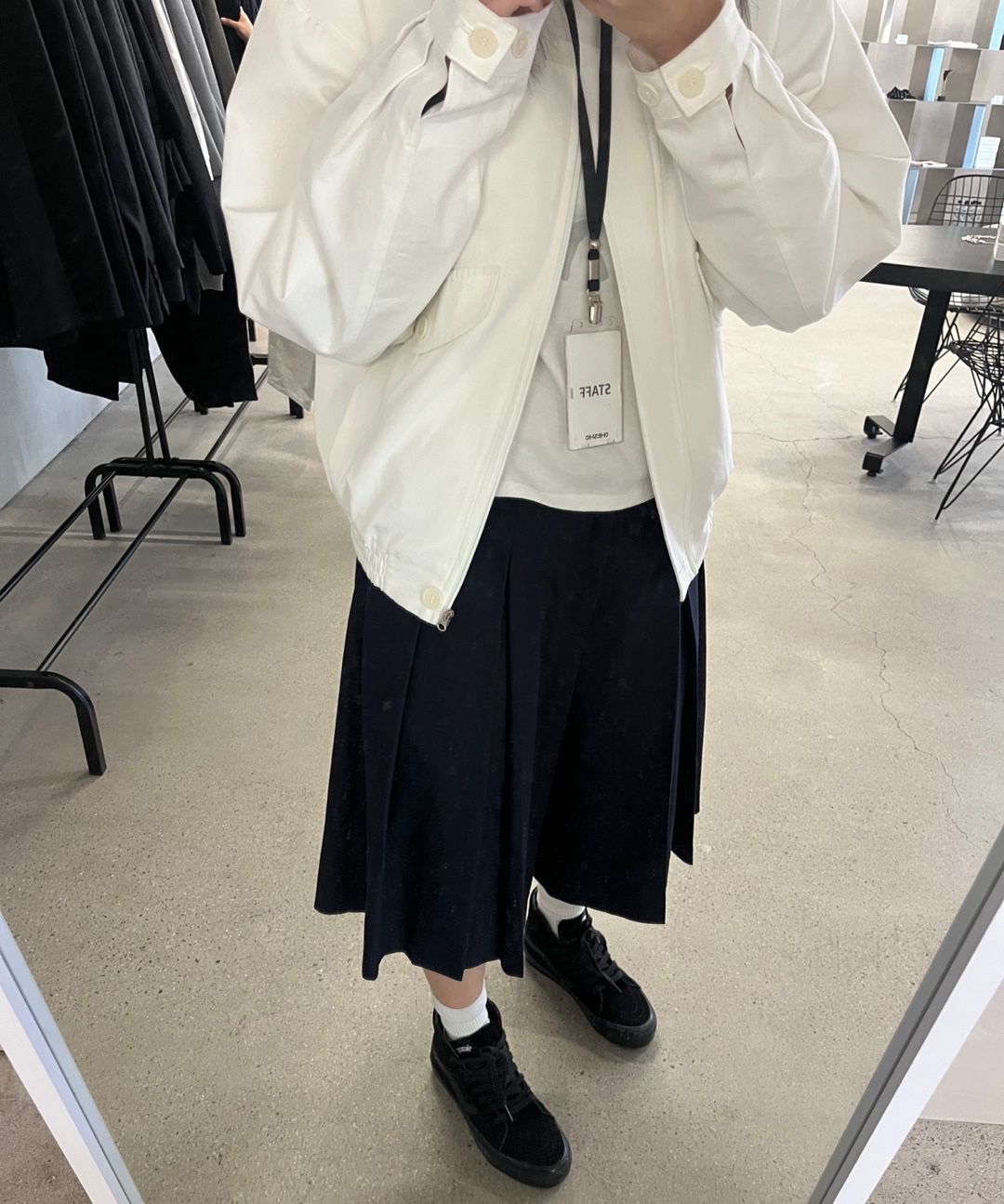 【OHESHIO】25ss ROUND COLLAR BLOUSON JACKET MUSINSA | OHESHIO ROUND COLLAR BLOUSON JACKET, WHITE