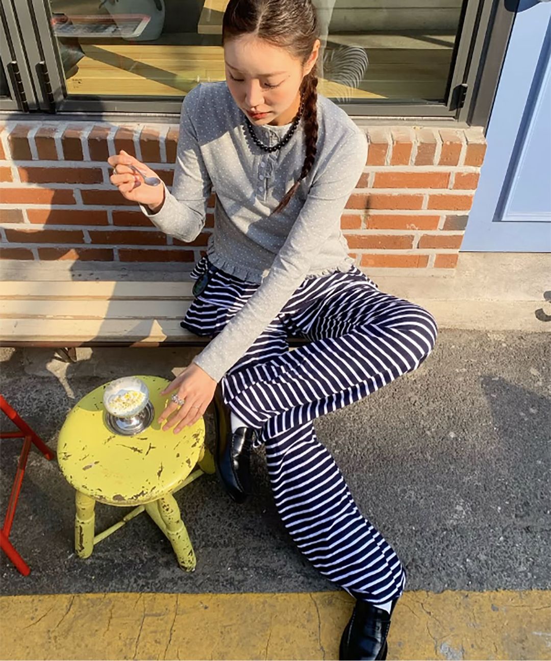 【RONRON】24F/W★ CANCAN RUFFLE LAYERED PANTSKIRT RONRON STRIPE CANCAN RUFFLE LAYERED PANTSKIRT PINK – SeoulSeoul