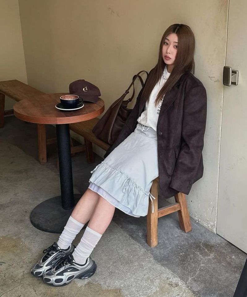 新品　leathery Divide Single Suede Blazer MUSINSA公式 | LEATHERY Divide Single Suede Blazer [CAMEL BROWN]