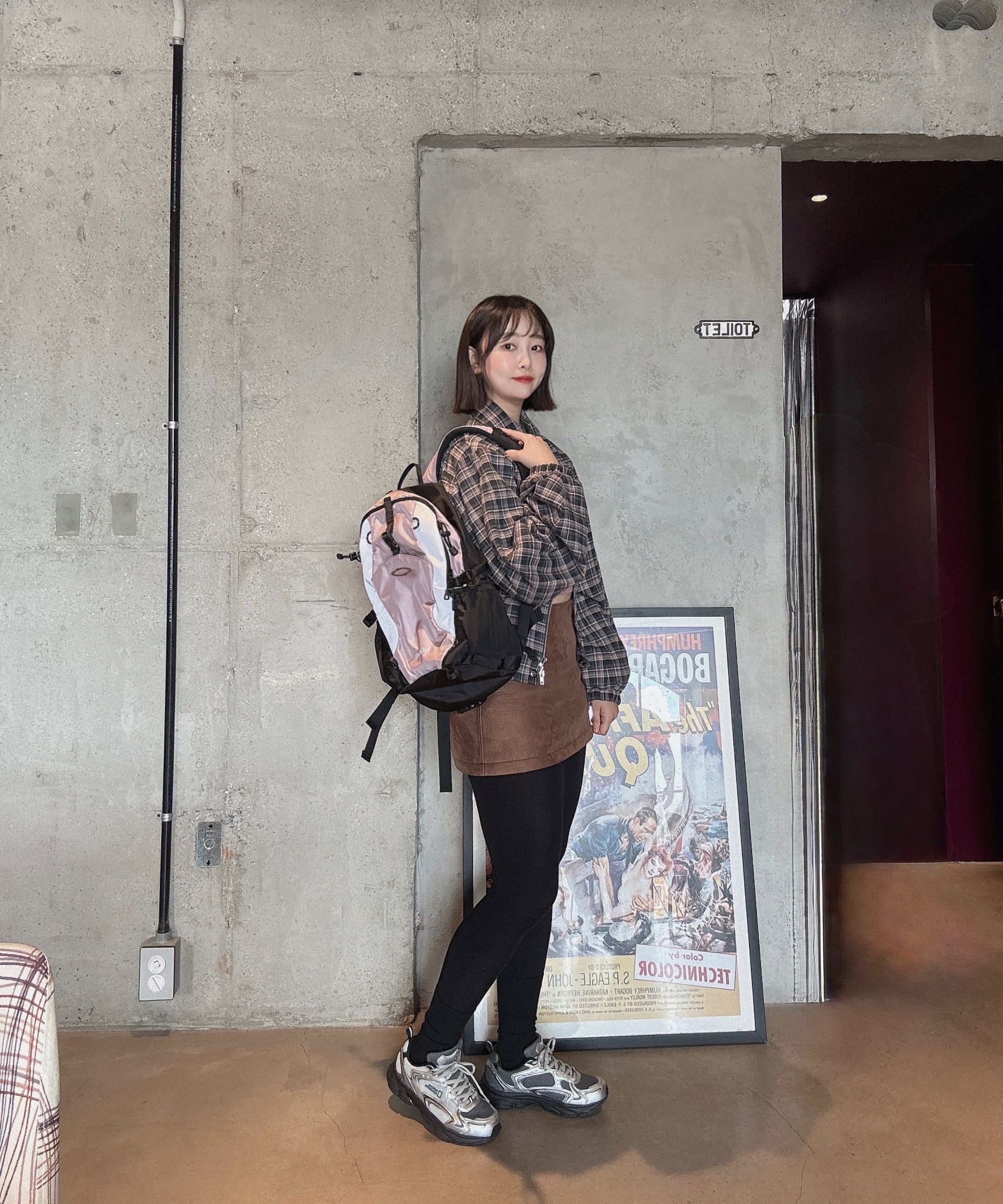 ◆NOIAGO◆ Nylon Daily Backpack Pink NOI1538 NOI1538 nylon daily backpack (pink) - 노이아고 (NOIAGO)