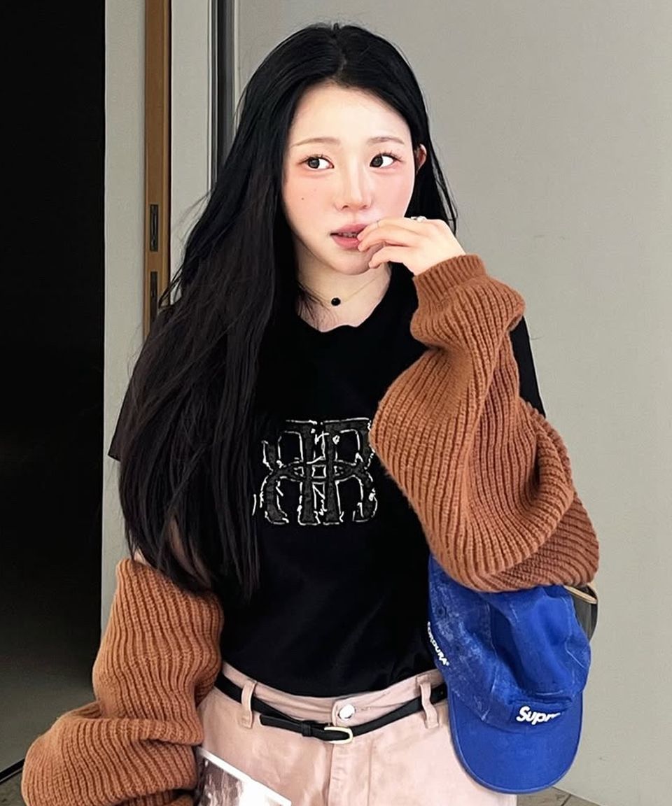 락케이크(ROCKCAKE) Square Logo Denim Top - White - 사이즈