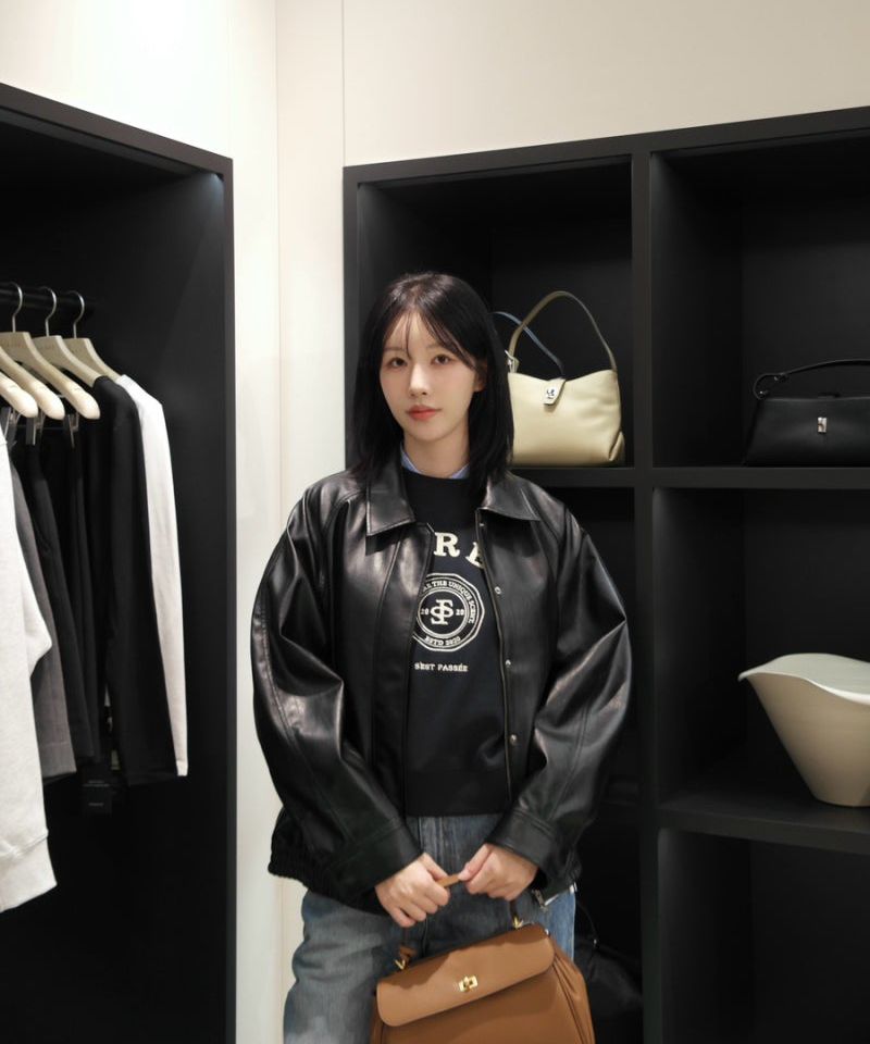 MUSINSA | SIYAZU SIAC3061 Leather Michelle Bag S_Black