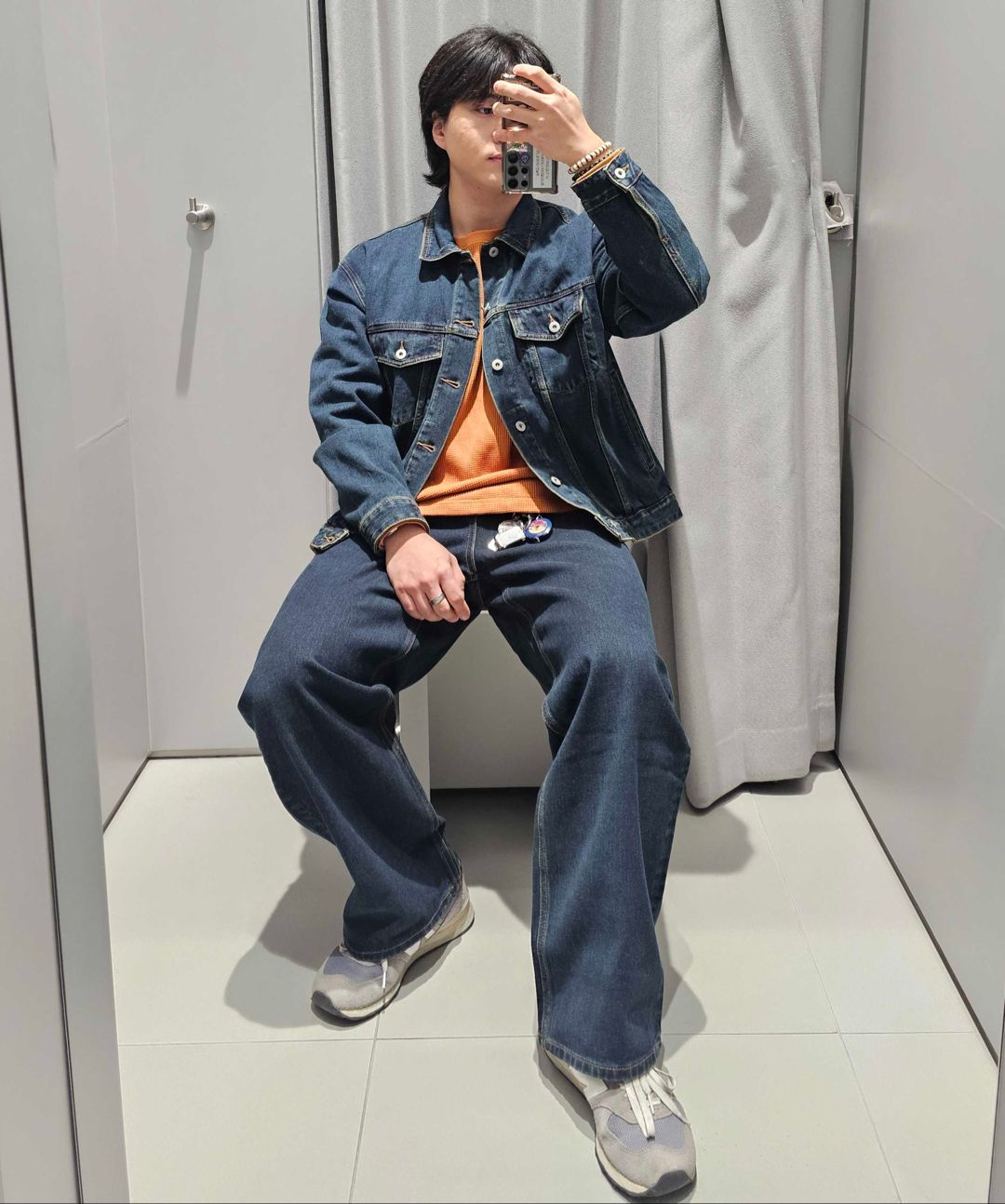 MUSINSA | MUSINSA STANDARD WIDE DENIM PANTS [LIGHT INDIGO]