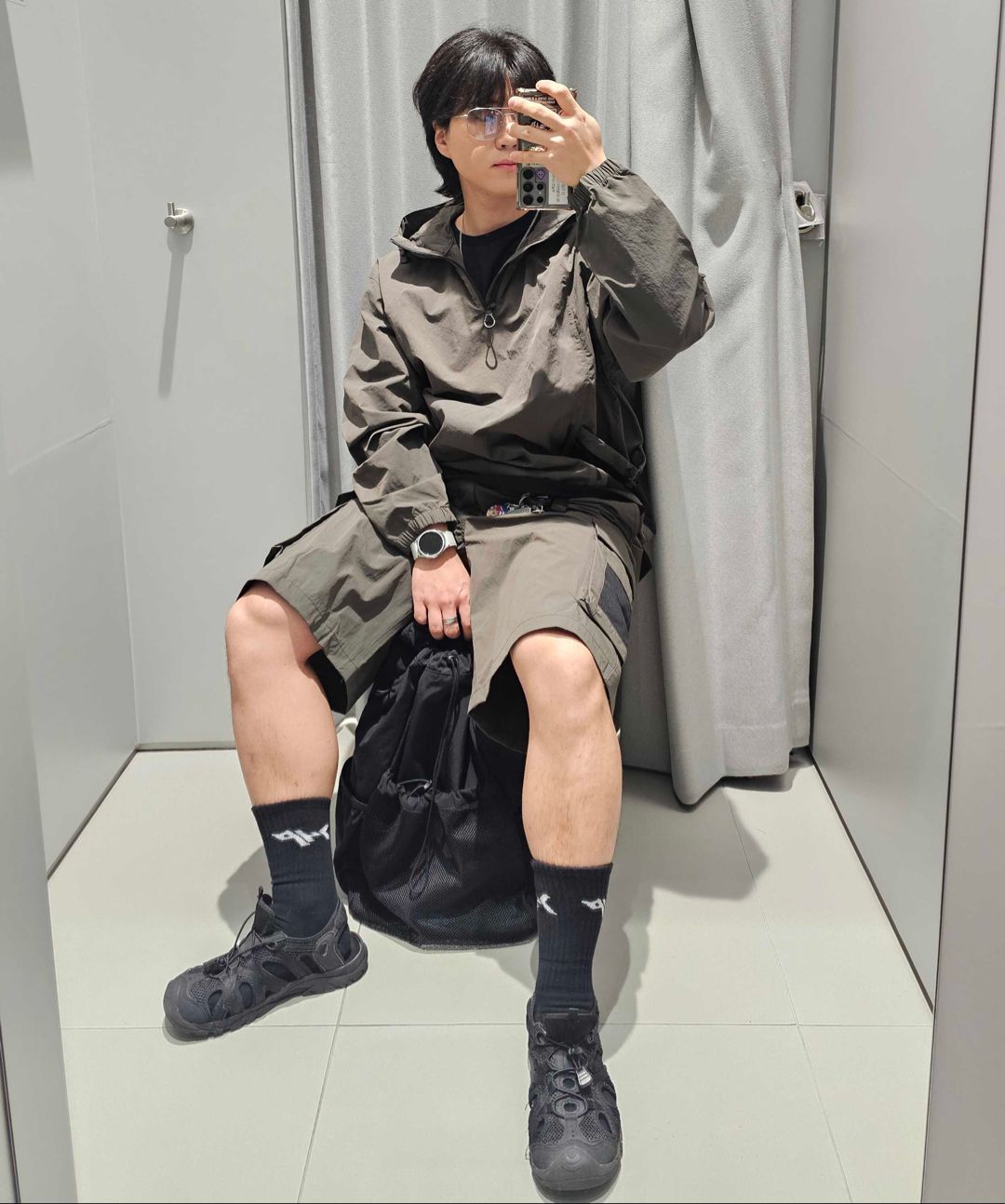 MUSINSA | MUSINSA STANDARD City Leisure Belted Mesh Pocket