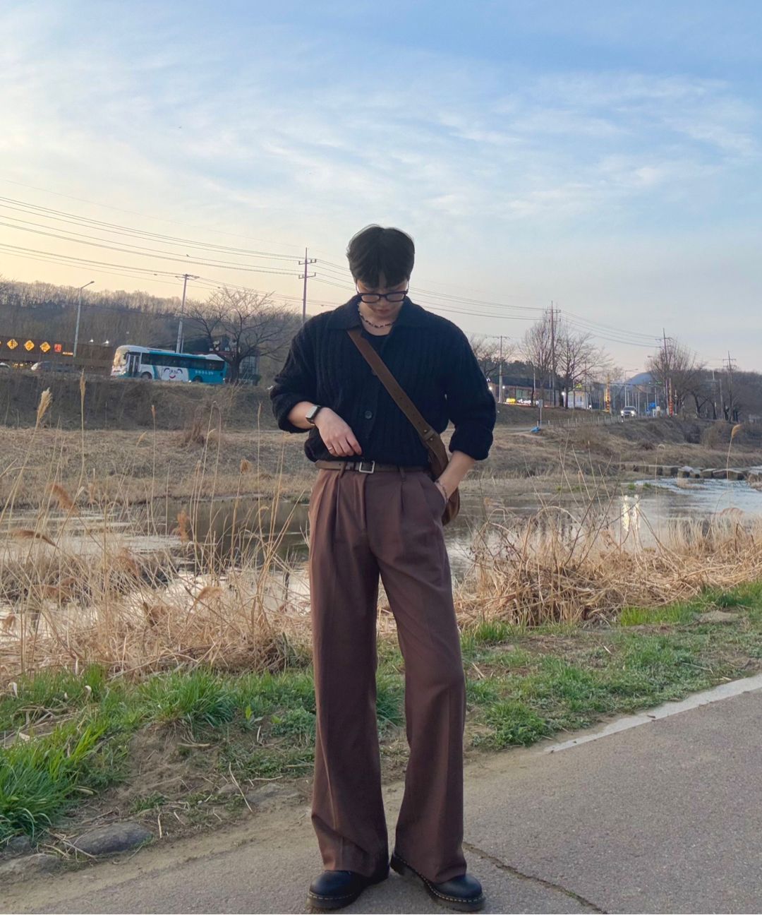 【MAISON MINED】SAINT TWO TUCK WIDE PANTS 메종미네드 ~30% - SAINT TWO TUCK WIDE PANTS BLACK