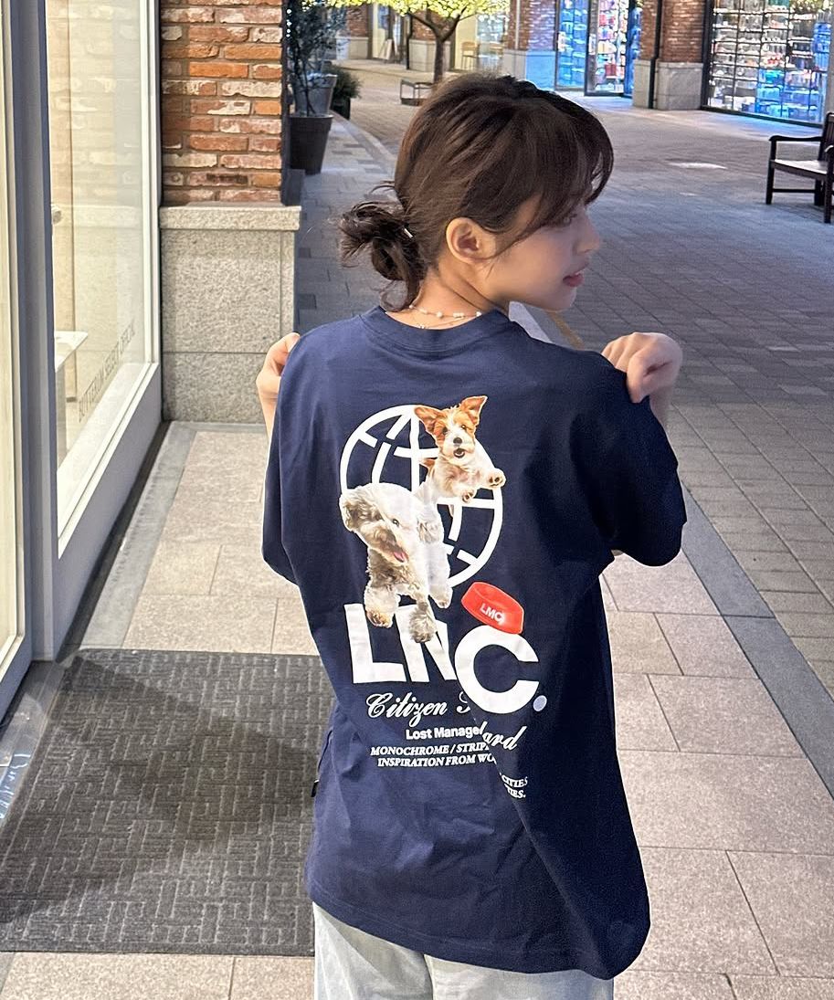 Tシャツ・カットソー LMC FLYING PUPPY TEE navy 0LM45STS201NVY MUSINSA | LMC FLYING PUPPY TEE navy