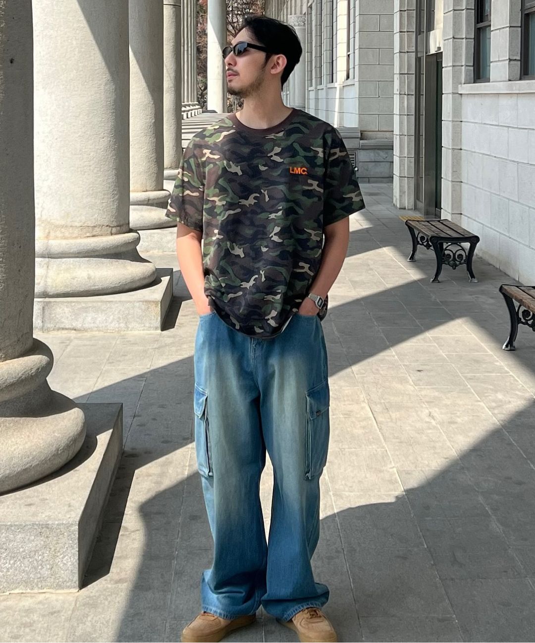 Tシャツ・カットソー LMC OG COMBO TEE desert camo 0LM45CTS190DCM MUSINSA公式 | LMC OG COMBO TEE desert camo