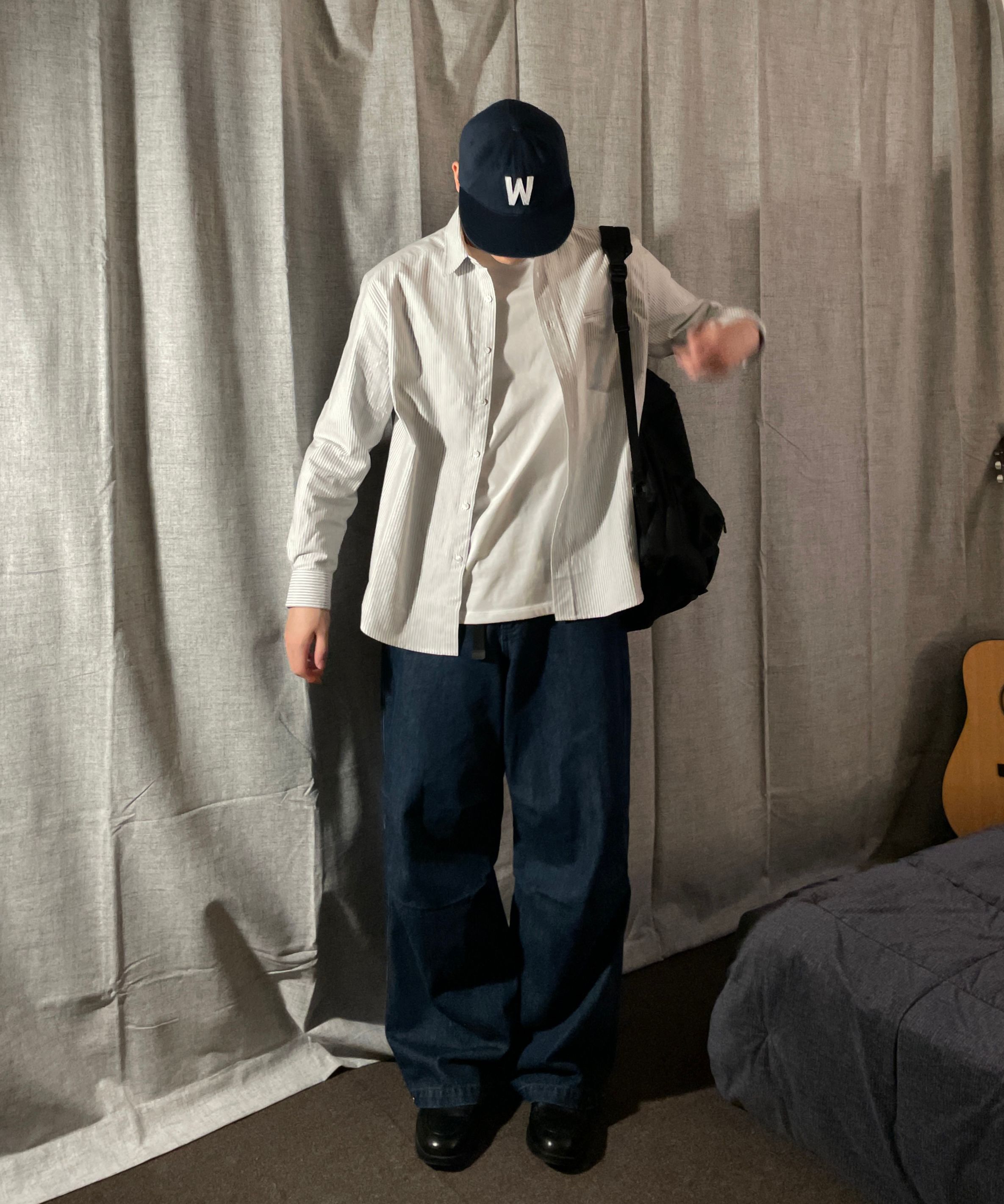 ★MUSINSA STANDARD★ City Leisure Belted Denim Parachute Pan MUSINSA | MUSINSA STANDARD City Leisure Belted Denim