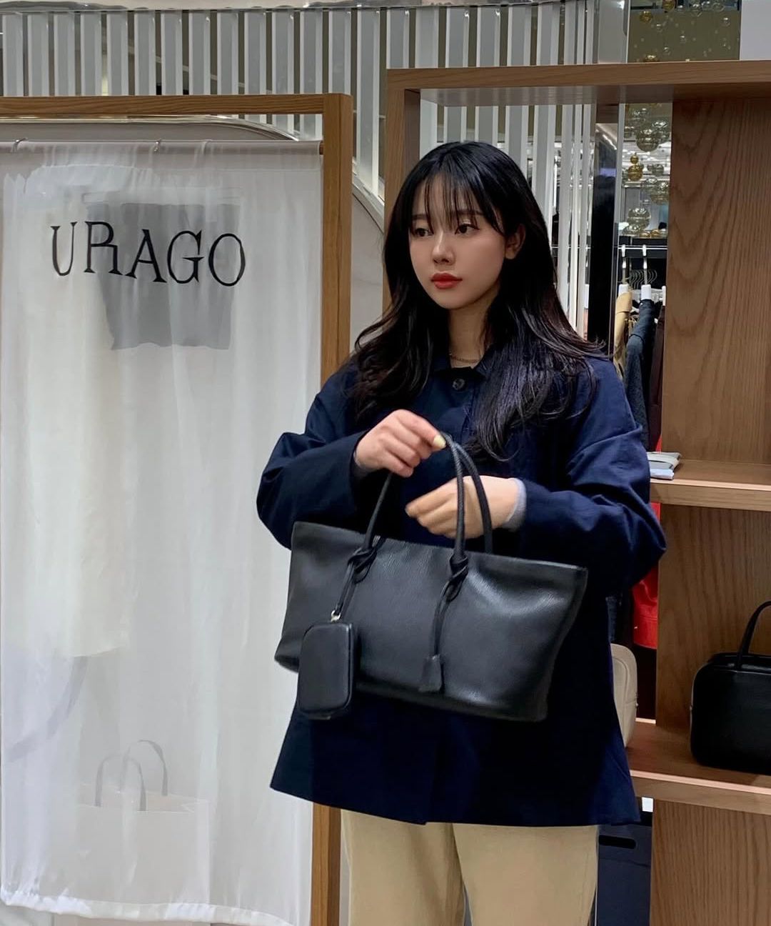 URAGO ■ Wide boat bag MUSINSA | URAGO Wide boat bag