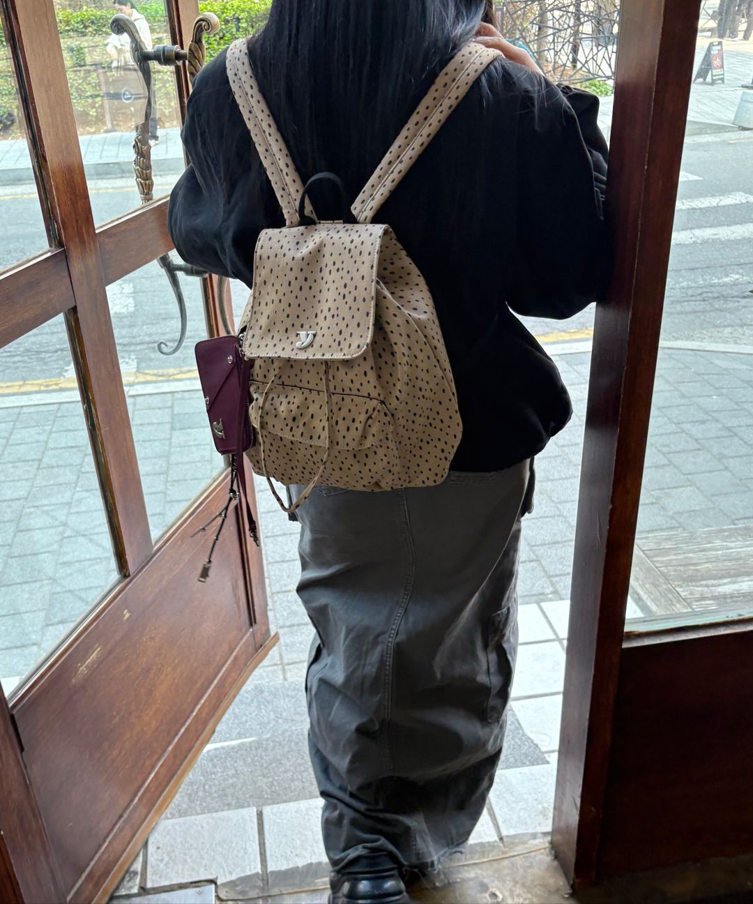 韓国人気ブランド☆mini day backpack (dot leopard)/YEOMIM MUSINSA公式 | YEOMIM mini day backpack (dot leopard)