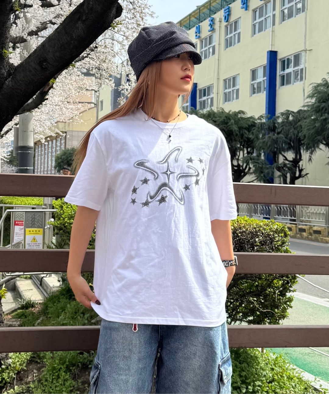 ★ILLIGO★ Milky Way Overfit T-Shirt Black MUSINSA | ILLIGO Milky Way Overfit T-Shirt Charcoal