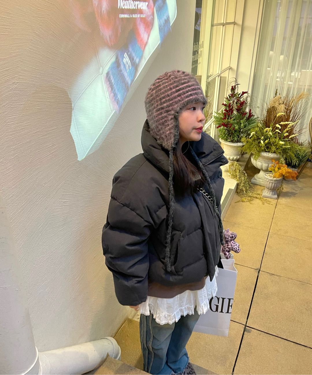 人気ダウン★Matin Kim★COTTON WASHED PUFFER DUCK DOWN JUMPER MK249ODW003MBB_1_aa129621-6106