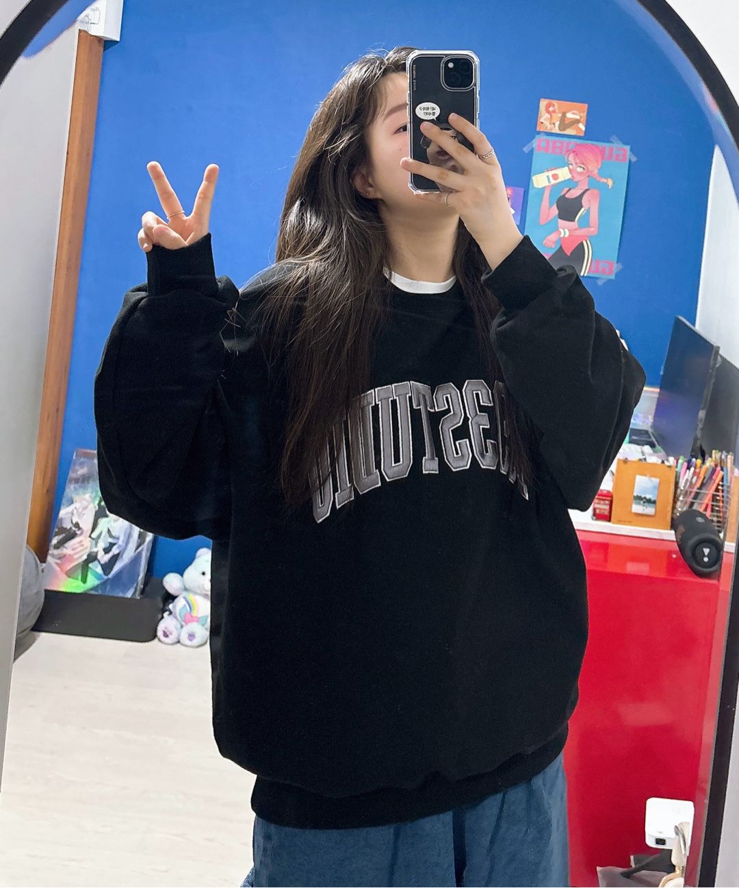 【1993studio】25SS★ Authentic Arch Logo Sweatshirt 1993studio】25SS☆ Authentic Arch Logo Sweatshirt