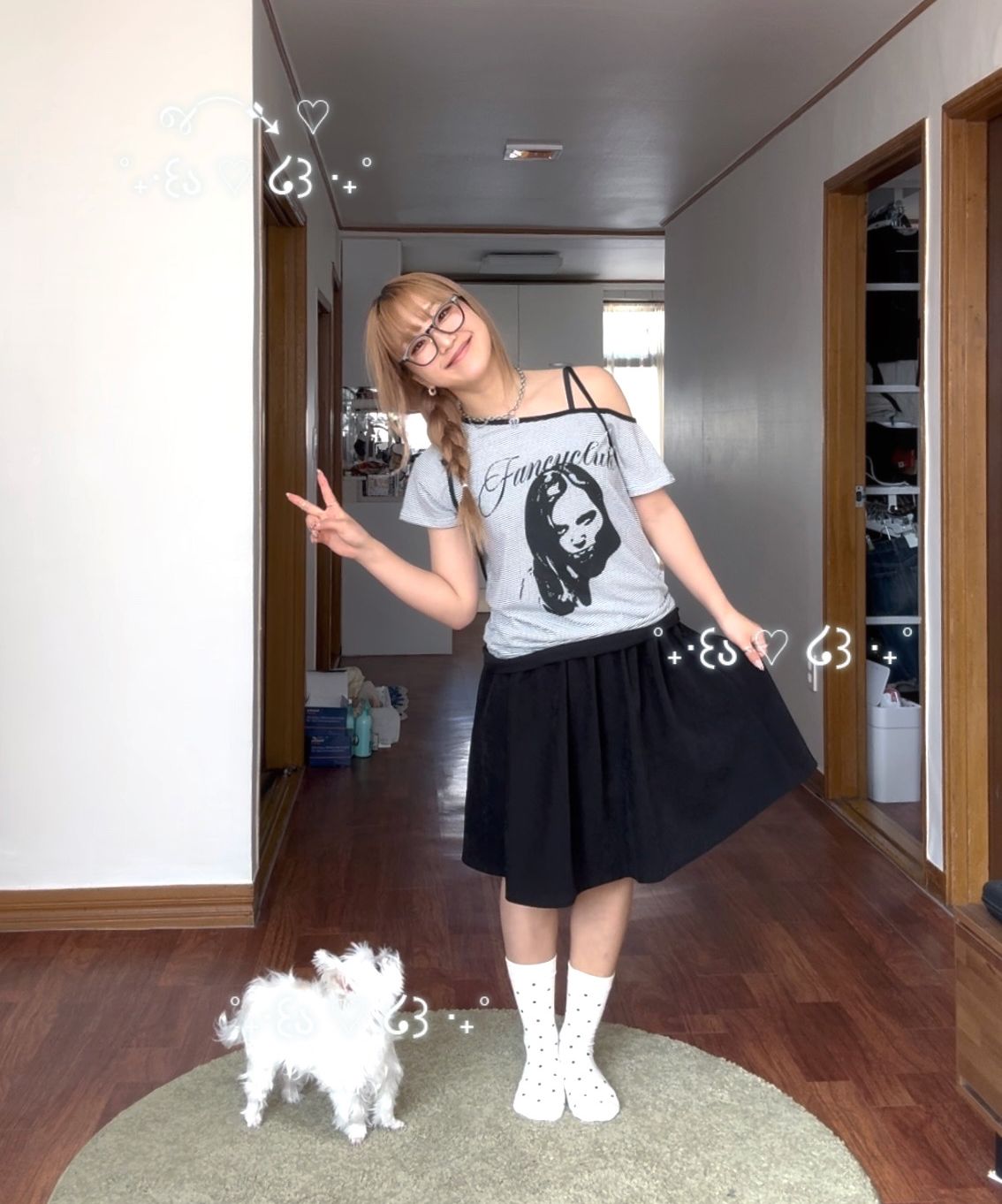 ★FANCYCLUB★MYSTIC ONE-SHOULDER TEE (BLACK)★正規品/送料込 MUSINSA | FANCY CLUB MYSTIC ONE SHOULDER TEE (BLACK) F25QB107