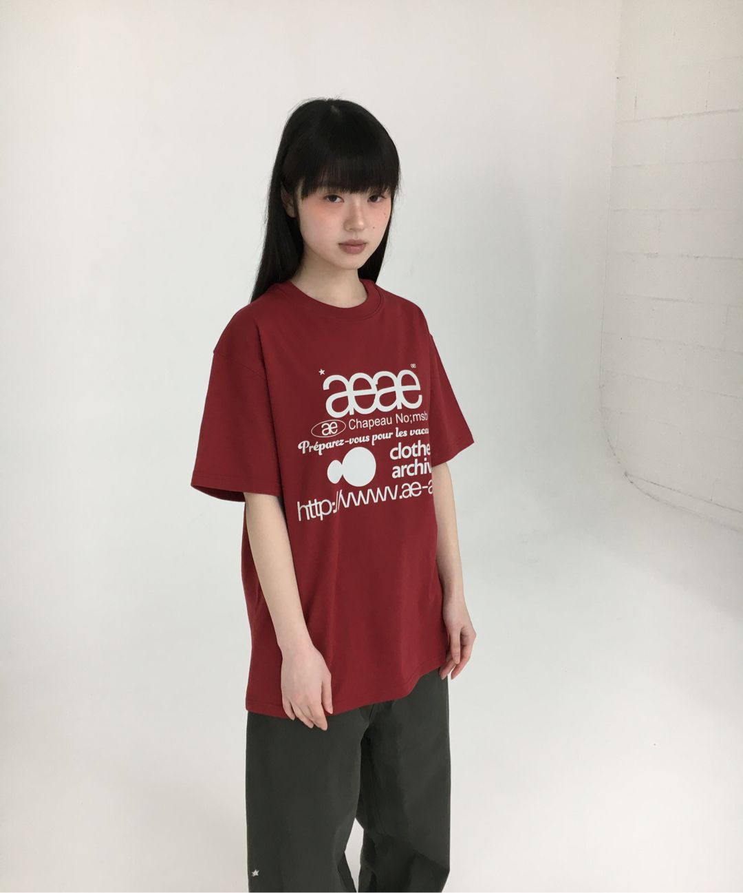 AEAE☆大人気Tシャツ♪WEB LOGO LS OATMEAL WEB LOGO T-SHIRTS [OATMEAL] – aeae JAPAN
