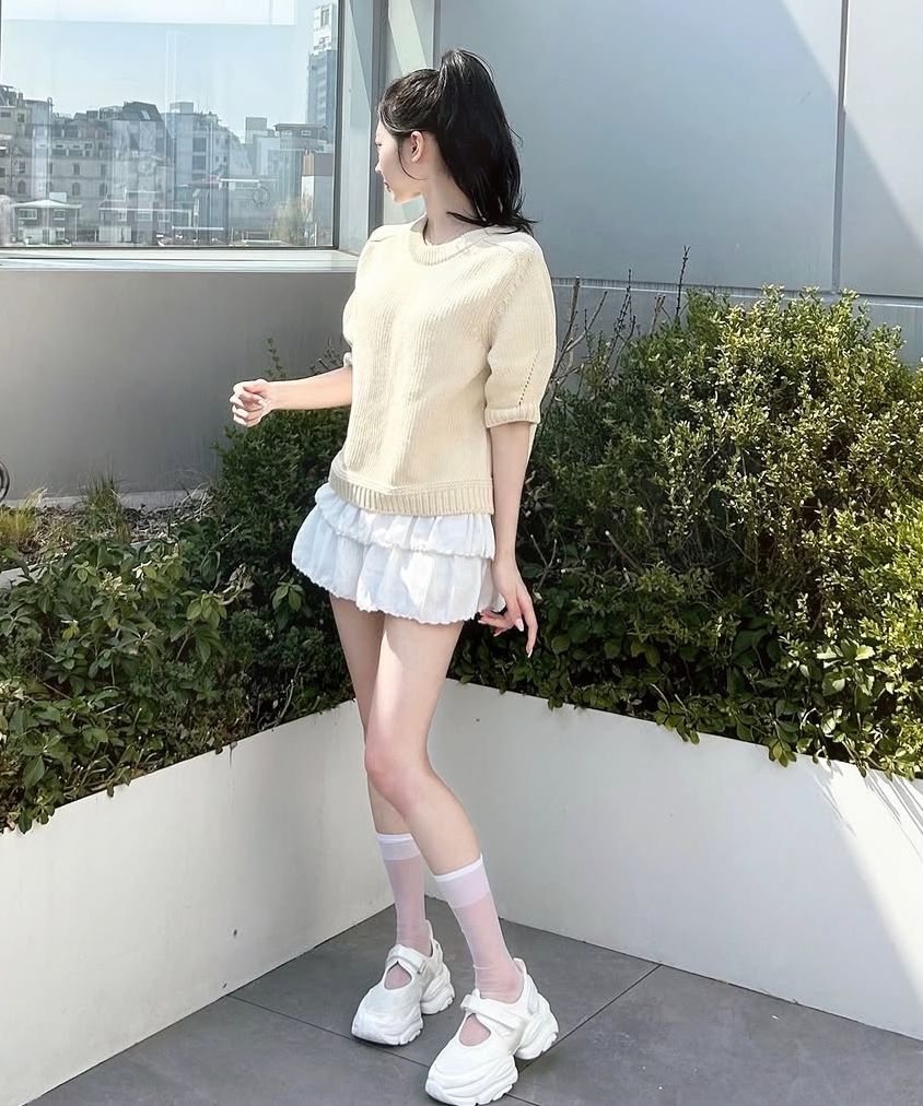 MUSINSA | SALT AND CHOCOLATE Shushu Ribbon Sneakers