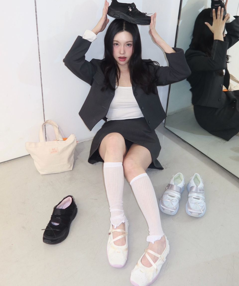 ●●JOLIE LAIDE X fluffycitrus●●Rococo Leto sandals MUSINSA | flct [Jollie laide x Fluffy Citrus] Rococo Leto