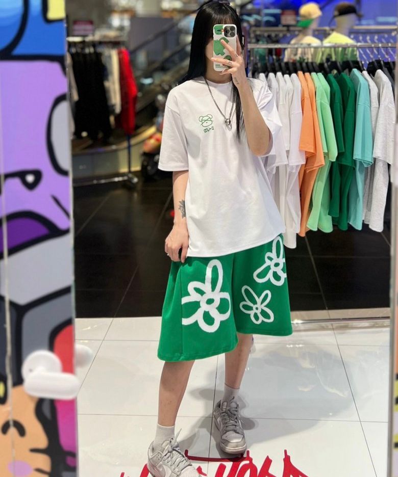 MUSINSA公式 | DOUBLE JD フラワーサイドスナップショートパンツ