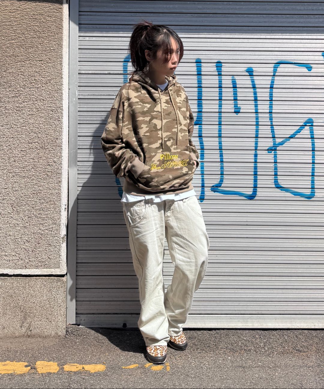 【SCULPTOR】Sweets Belly Camo Hoodie Khaki Sweets Belly Camo Hoodie Khaki – Sculptor