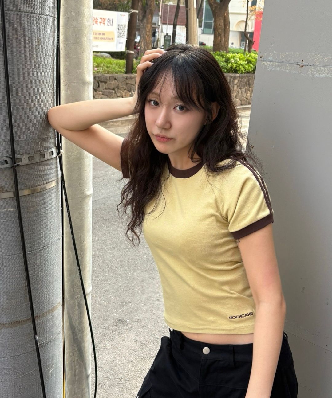 ★ROCKCAKE★Sports 96 Lace Crop Top★送料・関税込★ MUSINSA | ROCKCAKE Sports 96 Lace Crop Top - Charcoal