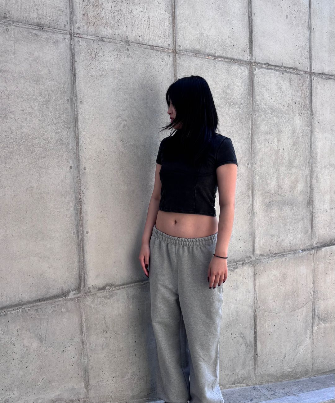 【ODOR】Molly wide jogger MUSINSA | ODOR Molly wide jogger in black