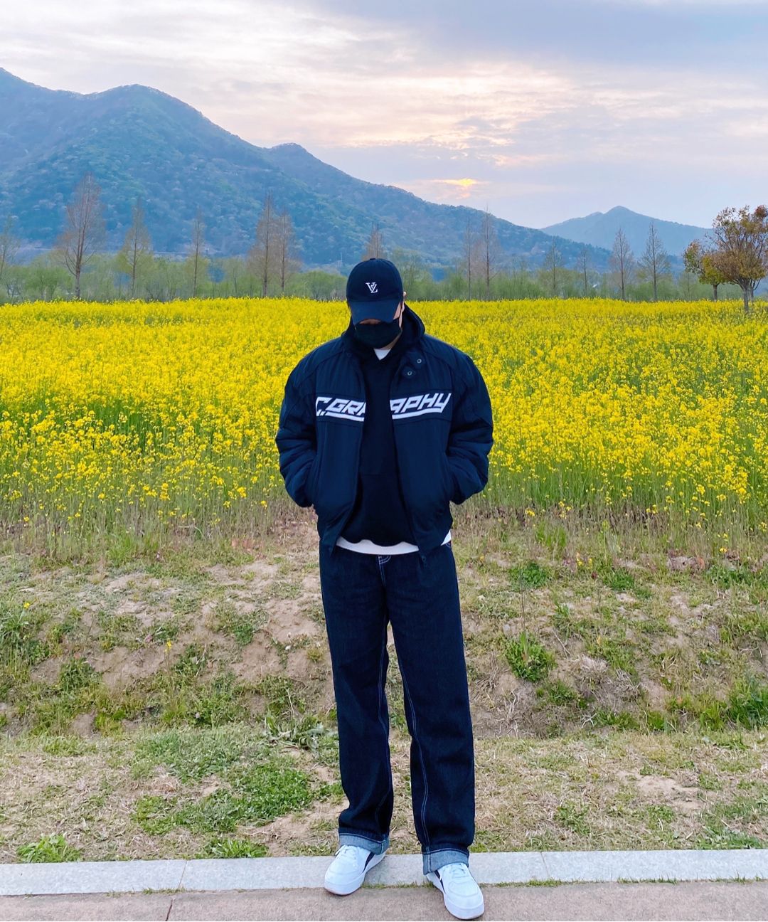 MUSINSA公式 | Codegraphy C.GRAPHY Piping Biker Jumper_Black