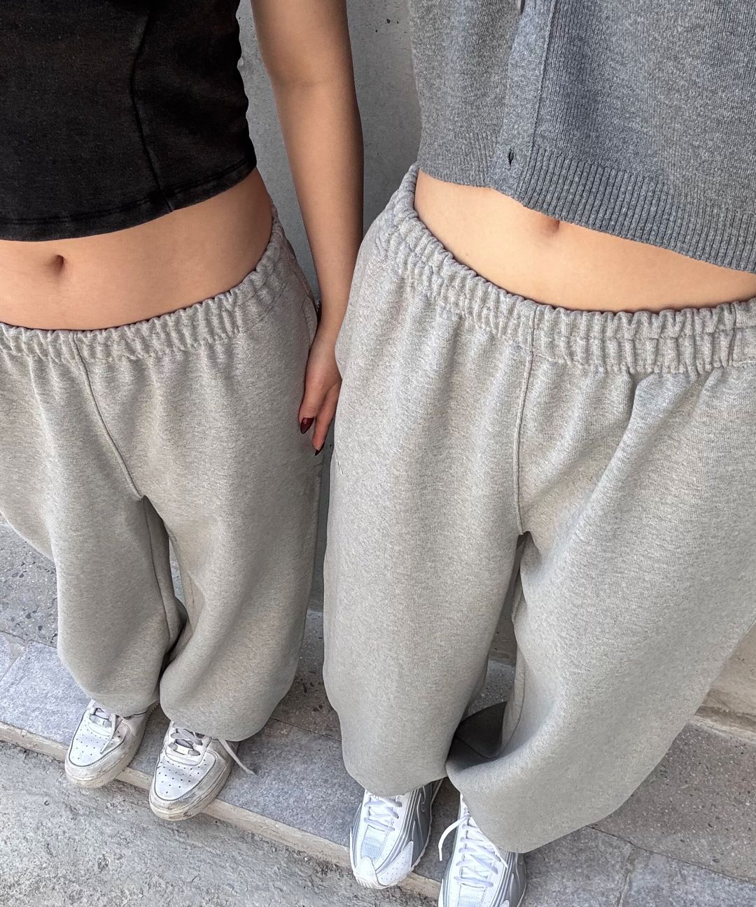 MUSINSA | ODOR Molly wide jogger in white