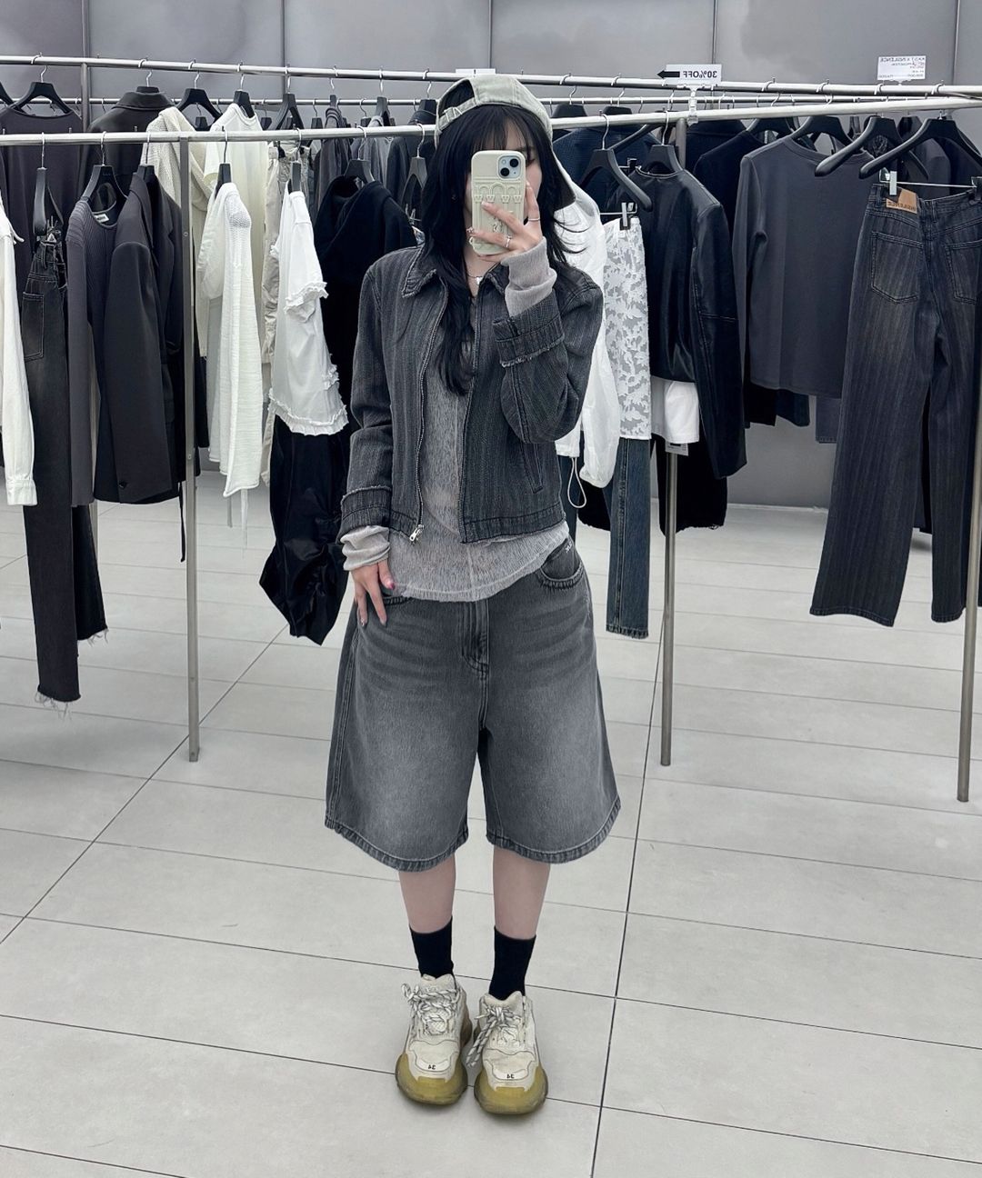 [INSILENCE] SURFACE SLUB ZIP UP JACKET /追跡付 MUSINSA | INSILENCE WOMEN Surface Slub Zip-Up Jacket DARK GREY