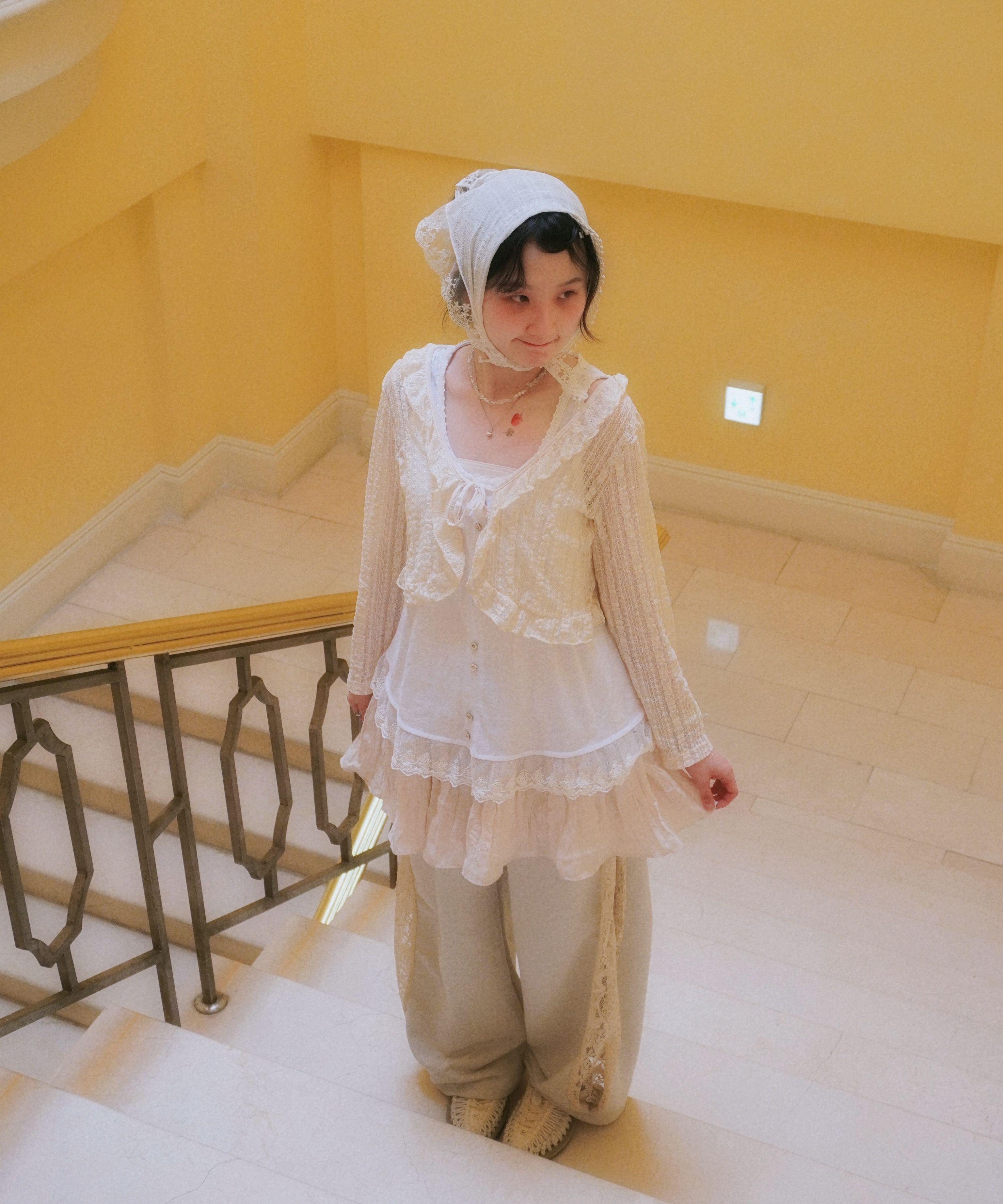 MUSINSA | NOT YOUR ROSE Ruby Dress (Beige)