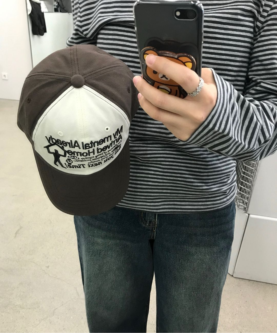 MUSINSA | MILLO ARCHIVE Home Mentality Ball Cap [Brown]