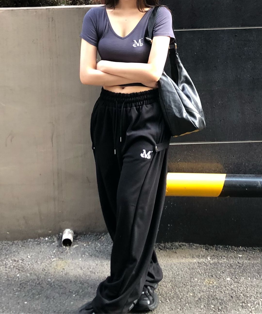 MUSINSA公式 | MUCENT Weir Side Button Sweatpants Unisex (2